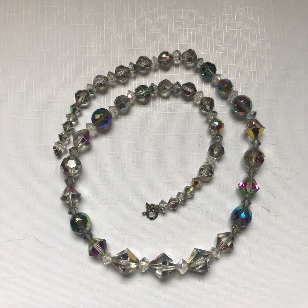 Vintage Iridescent Necklace